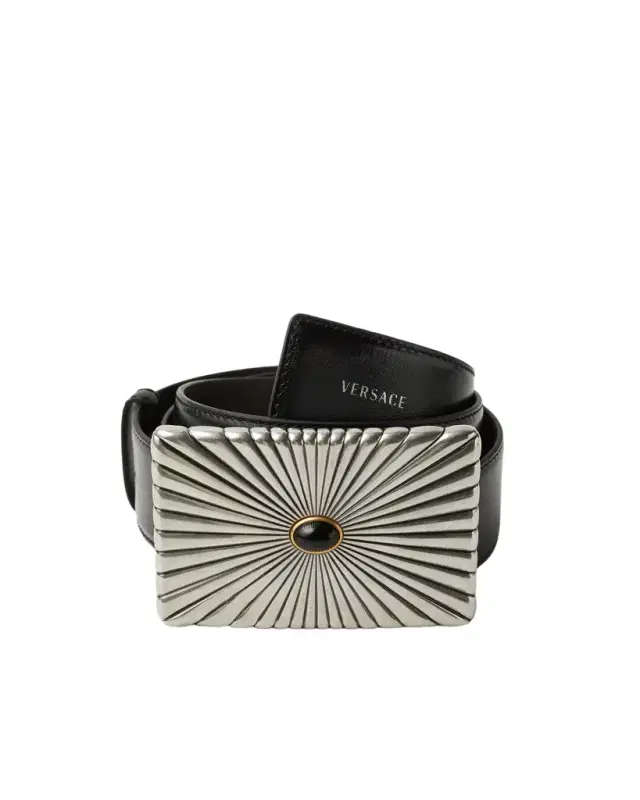 Versace Leather Belt 4 cm