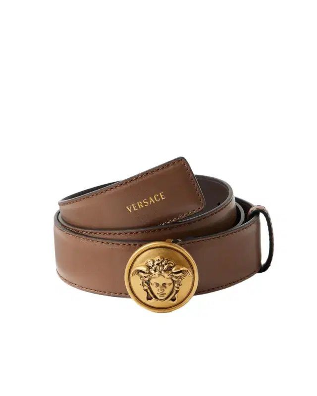 Versace Leather Belt 3.5 cm