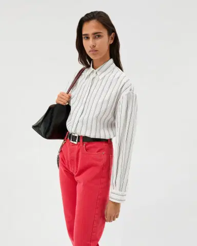 Versace Striped Cotton-Poplin Shirt | Thumbnail 2