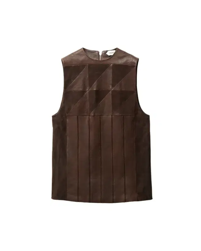 Versace Leather Patchwork Mini Dress
