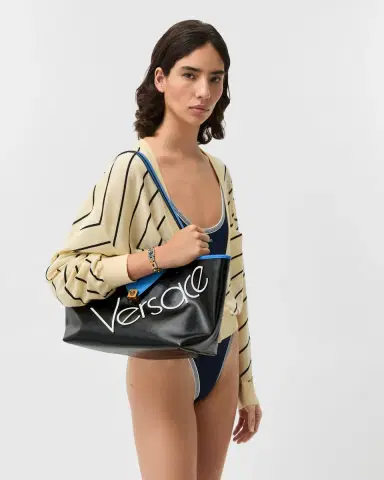 Versace Severine Small Coated Canvas Tote | Thumbnail 2 Versace Severine Small Coated Canvas Tote | Thumbnail 2
