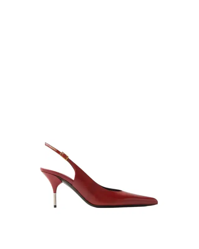 Nyx Leather Slingbacks 80 mm