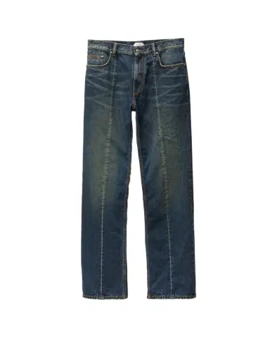 Versace Distressed Straight Jeans | Thumbnail 1 Versace Distressed Straight Jeans | Thumbnail 1