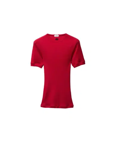 Versace Embroidered Wool Ribbed Knit T-Shirt | Thumbnail 1