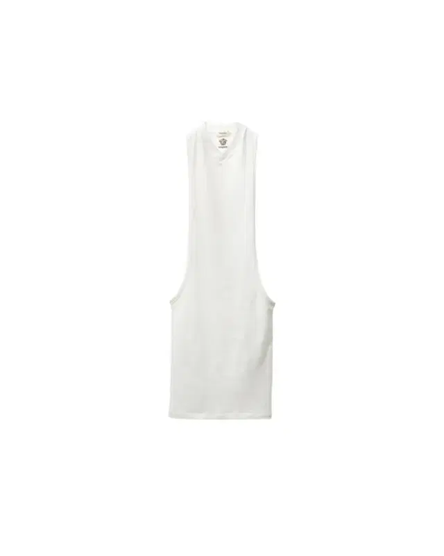 Versace Embroidered Stretch Cotton-Jersey Tank Mini Dress