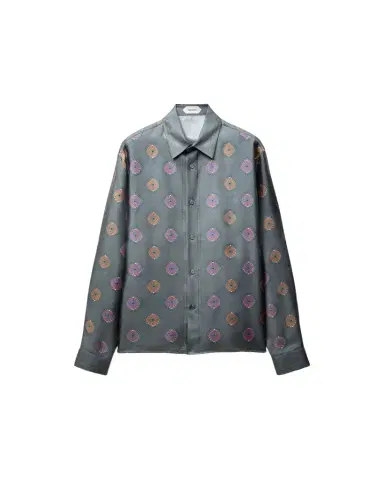 Versace Printed Silk Twill Regular Shirt | Thumbnail 1