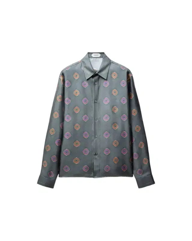 Printed Silk Twill Regular Shirt