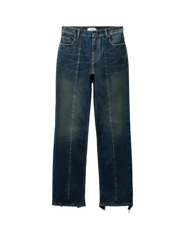 Versace Distressed Straight Jeans