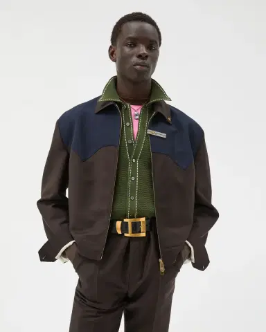 Versace Wool-Mohair Zip Blouson | Thumbnail 2