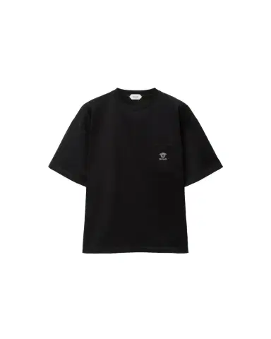 Versace Embroidered Cotton-Jersey T-Shirt | Thumbnail 1