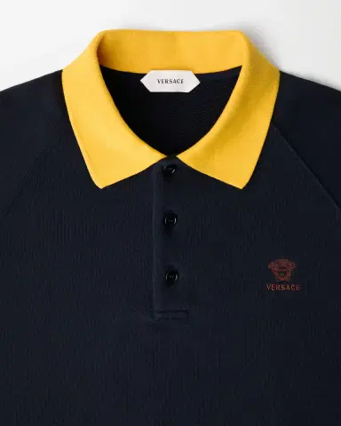 Versace Embroidered Cotton-Jersey Sweatshirt | Thumbnail 2