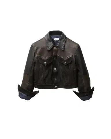 Versace Leather Slim Blouson | Thumbnail 1 Versace Leather Slim Blouson | Thumbnail 1
