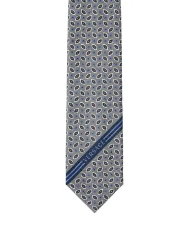 Versace Printed Jacquard Silk Tie | Thumbnail 1