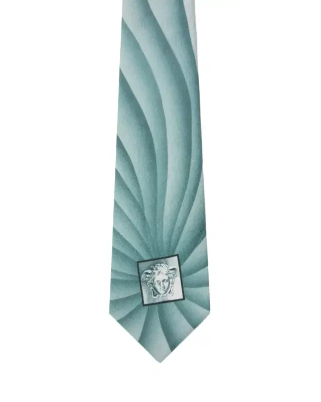 Versace Printed Silk Twill Tie