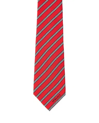 Versace Printed Silk Twill Tie | Thumbnail 1