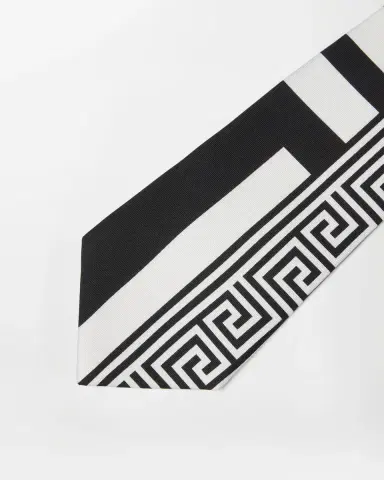 Versace Printed Silk Twill Tie | Thumbnail 2