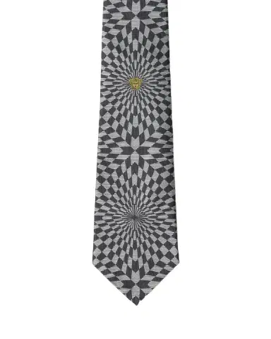 Versace Jacquard Silk Twill Tie | Thumbnail 1