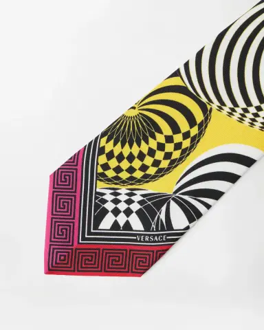 Versace Printed Silk Twill Tie | Thumbnail 2