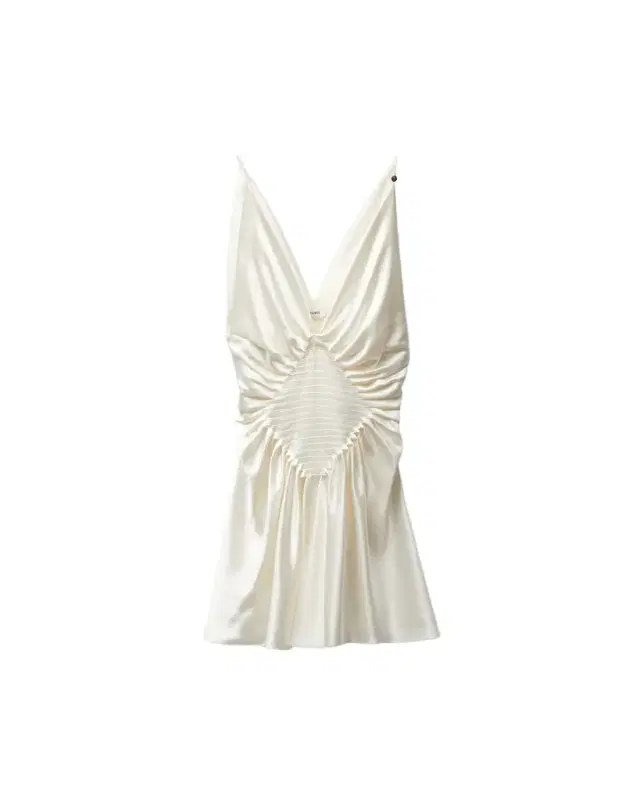Versace Silk-Satin Mini Dress