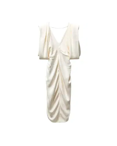 Versace Crêpe Marocaine Silk Midi Dress | Thumbnail 1 Versace Crêpe Marocaine Silk Midi Dress | Thumbnail 1