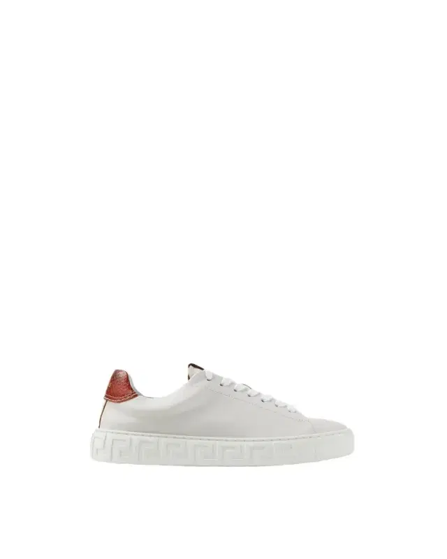 Versace Greca Leather Sneakers