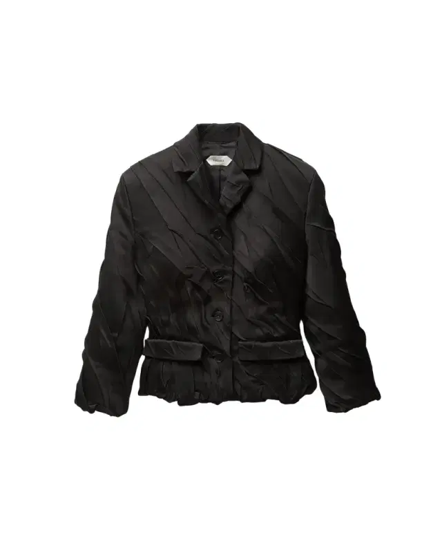 Versace Draped Envers-Satin Blazer