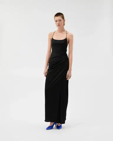 Versace Draped Viscose-Jersey Gown | Thumbnail 2
