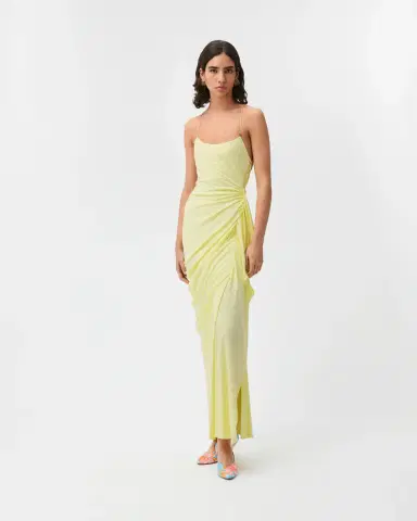 Versace Draped Viscose-Jersey Gown | Thumbnail 2