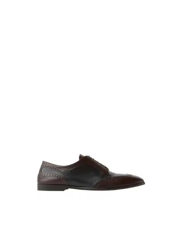 Versace Mick Leather Derby Shoes