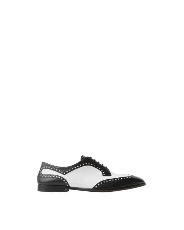 Versace Mick Leather Derby Shoes