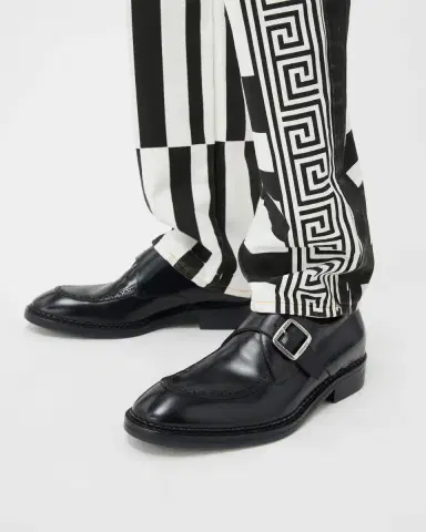 Versace Primo Leather Monkstraps | Thumbnail 2 Versace Primo Leather Monkstraps | Thumbnail 2