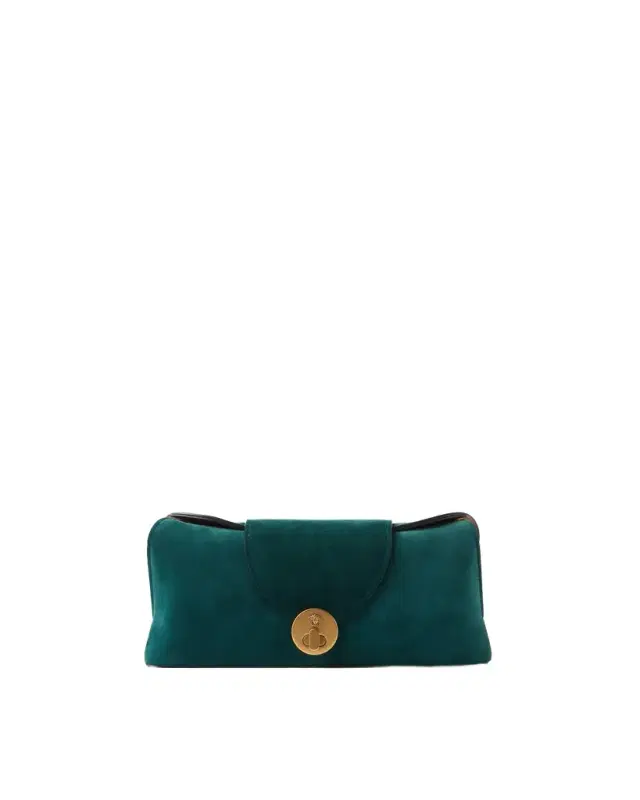 Versace Vivian Suede Clutch