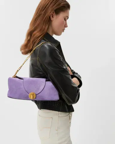 Versace Vivian Suede Clutch | Thumbnail 2 Versace Vivian Suede Clutch | Thumbnail 2
