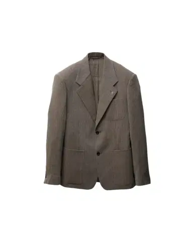 Versace Herringbone Wool Crêpe Blazer | Thumbnail 1