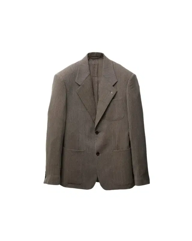 Versace Herringbone Wool Crêpe Blazer