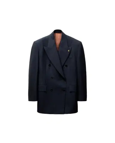 Versace Pinstripe Wool Blazer | Thumbnail 1 Versace Pinstripe Wool Blazer | Thumbnail 1