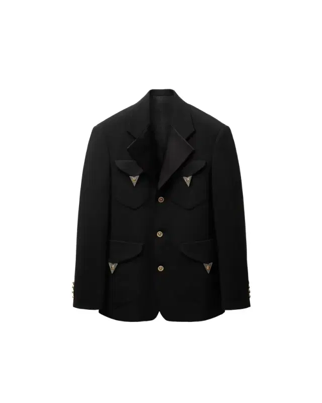 Versace Stretch Wool Blazer