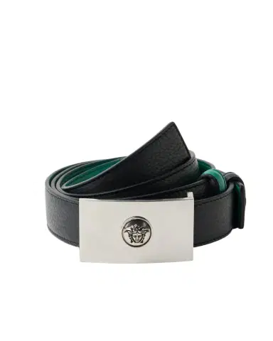 Versace Reversible Leather Belt 3 cm | Thumbnail 1