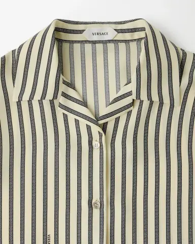 Versace Printed Silk Twill Shirt | Thumbnail 2 Versace Printed Silk Twill Shirt | Thumbnail 2