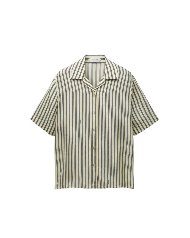 Versace Printed Silk Twill Shirt