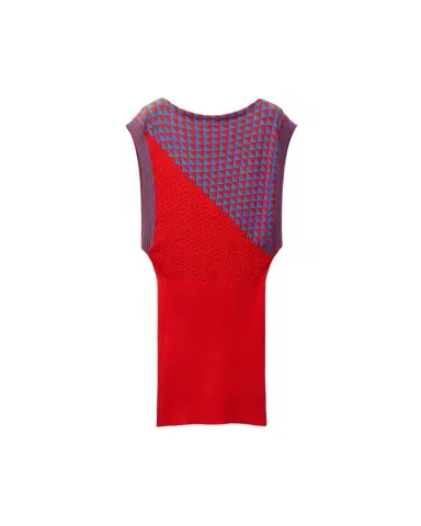 Versace Cotton Knit Mini Dress | Thumbnail 1 Versace Cotton Knit Mini Dress | Thumbnail 1