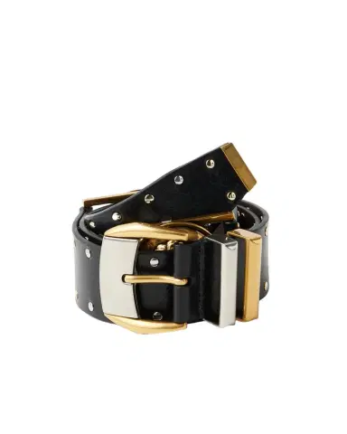 Versace Studded Leather Belt 4 cm | Thumbnail 1 Versace Studded Leather Belt 4 cm | Thumbnail 1
