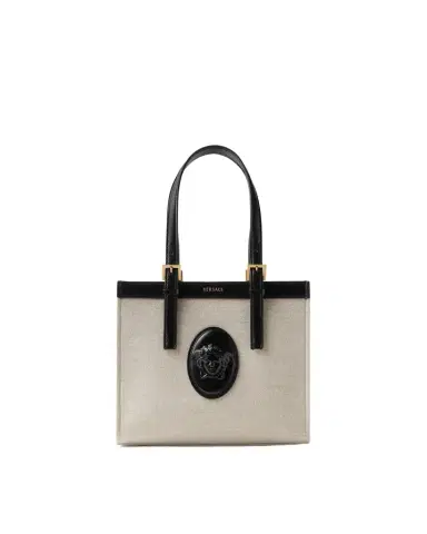 Versace Rivière Mini Canvas Tote | Thumbnail 1 Versace Rivière Mini Canvas Tote | Thumbnail 1