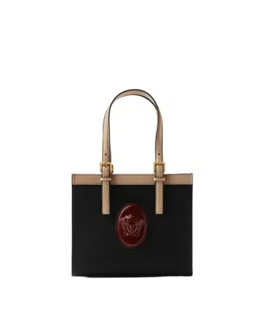Versace Rivière Mini Canvas Tote | Thumbnail 1 Versace Rivière Mini Canvas Tote | Thumbnail 1