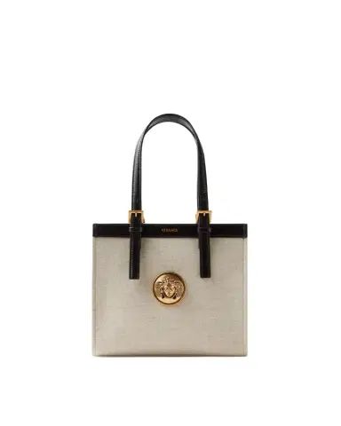 Versace Rivière Mini Canvas Tote | Thumbnail 1 Versace Rivière Mini Canvas Tote | Thumbnail 1