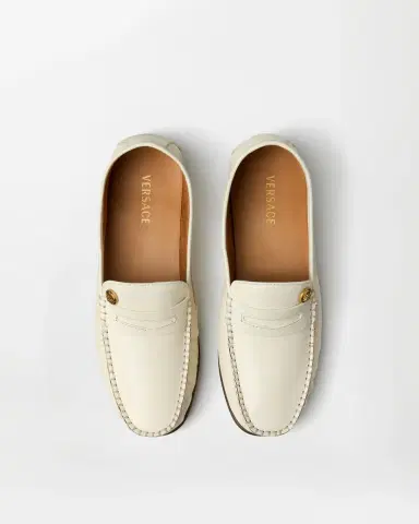 Versace Guanto Leather Loafers | Thumbnail 2 Versace Guanto Leather Loafers | Thumbnail 2