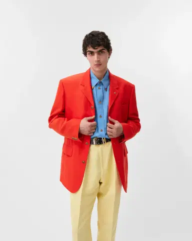 Versace Wool-Linen Blazer | Thumbnail 2 Versace Wool-Linen Blazer | Thumbnail 2