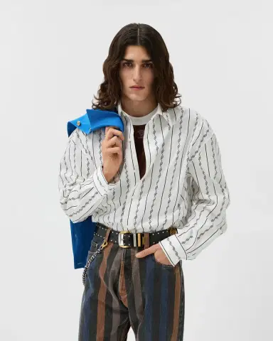 Versace Wool-Linen Blouson | Thumbnail 2