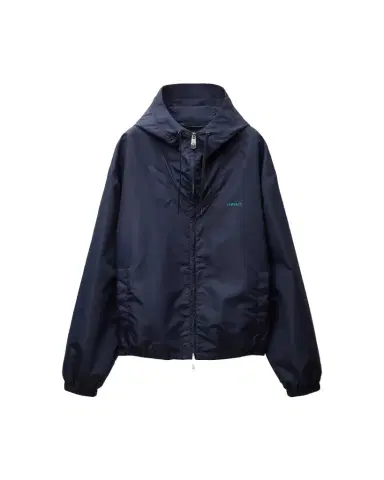 Versace Embroidered Nylon Windbreaker | Thumbnail 1 Versace Embroidered Nylon Windbreaker | Thumbnail 1