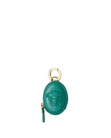 Versace Lou Nappa Coin Purse | Thumbnail 1 Versace Lou Nappa Coin Purse | Thumbnail 1